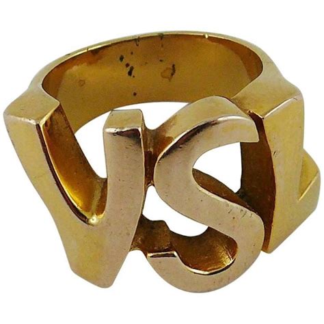 ysl ring gold|yves Saint Laurent jewellery.